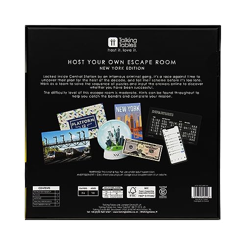Escape Room Game New York Edition | 2-6 Players | Ages 16+ M8954