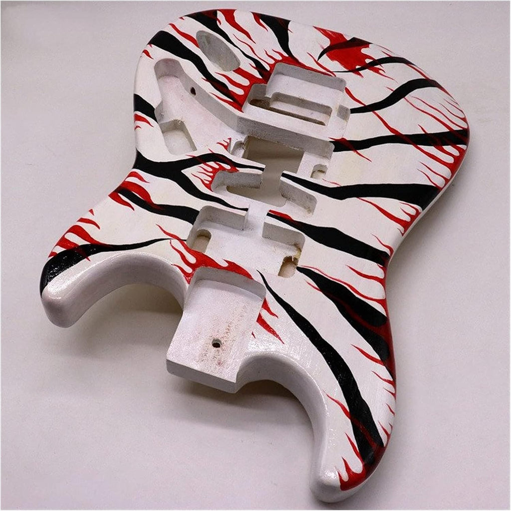 White Poplar Wood Electric Guitar Body K595