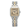 18k Yellow Two Tone Quartz White Dial Watch 27mm S843891