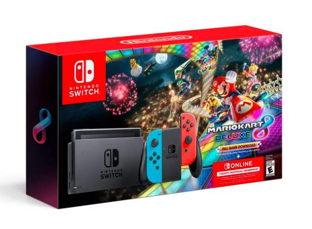 Neon Blue/Red Joy-Con and Mario Kart 8 Deluxe Bundle C803919