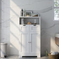 White 2 Door 1 Drawer Free-Standing Bathroom Floor Cabinet A779