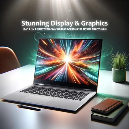 15.6" FHD Display AMD Ryzen 5 5500U 64GB RAM 1TB SSD Windows 11 Pro Laptop Y366