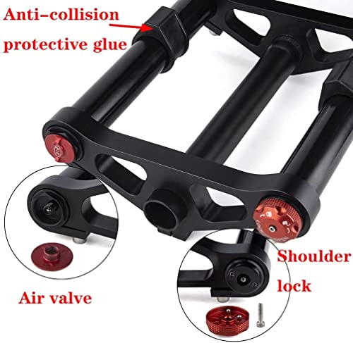 1-1/8" Mountain Air Suspension Fork 160mm Travel 26x4.0 Disc Brake Q4753