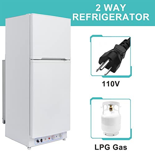 White 6.1 Cu.Ft. Propane Refrigerator with Freezer X366368