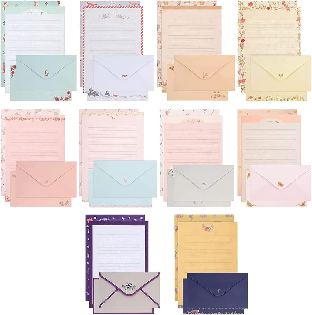 90PCS Stationery Paper and Envelopes Set G4694
