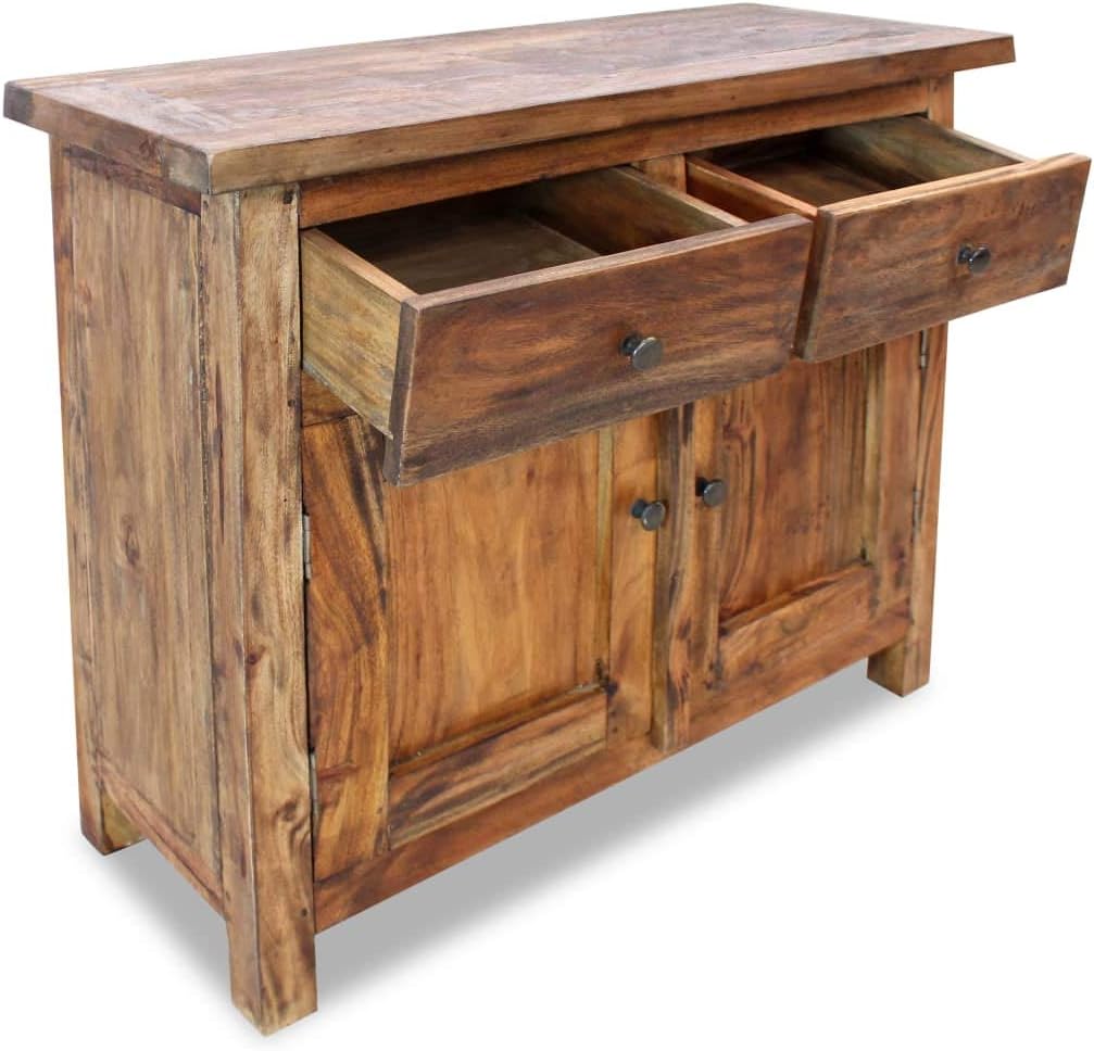 Solid Reclaimed Wood Storage Cabinet 29.5"x11.8"x25.6" M9711
