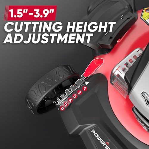 21-Inch Self Propelled Gas Lawn Mower with Steel Deck Q16320