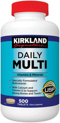 500-Count Daily Multi Vitamins & Minerals Tablets K429