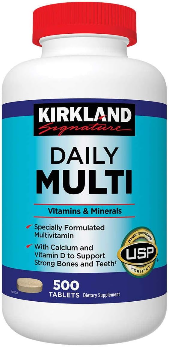 500-Count Daily Multi Vitamins & Minerals Tablets K429