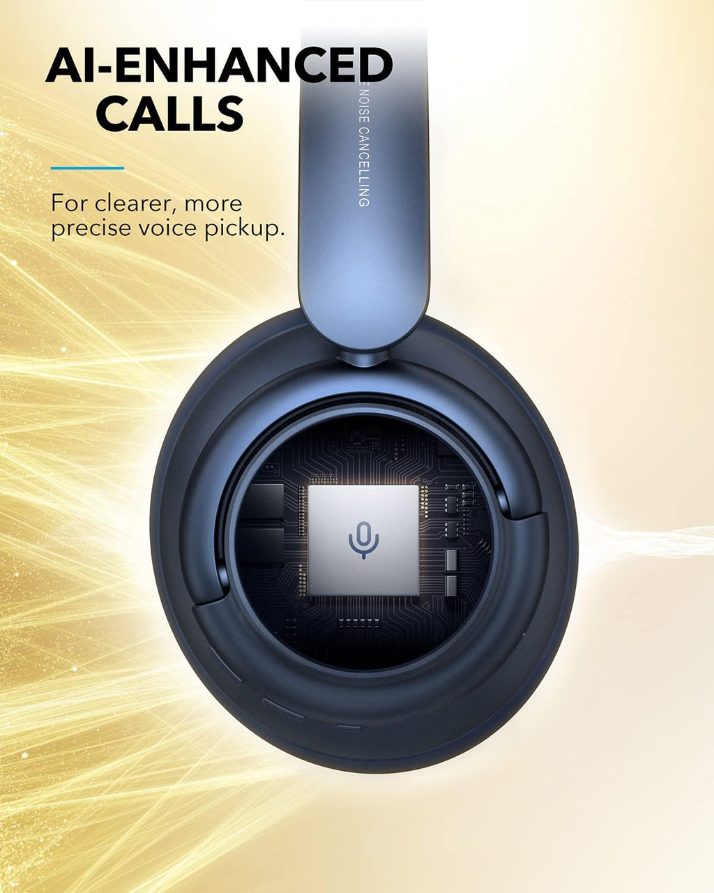 Multi Mode Active Noise Cancelling Headphones, 40H Playtime B474777