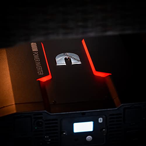 5000 Watts Modified Sine Wave Truck Inverter 12 Volts to 110 Volts Four AC Outlets Two USB Ports D311079