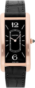 Black Dial Manual Wind Watch R3687
