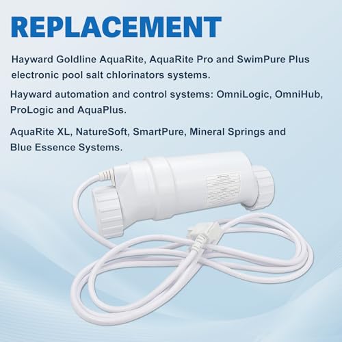 Salt Cell Pool Chlorine Generator Replacement for up to 15,000 Gallons F99187
