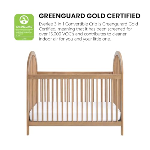 3-in-1 Island Crib, Honey Wood A536816