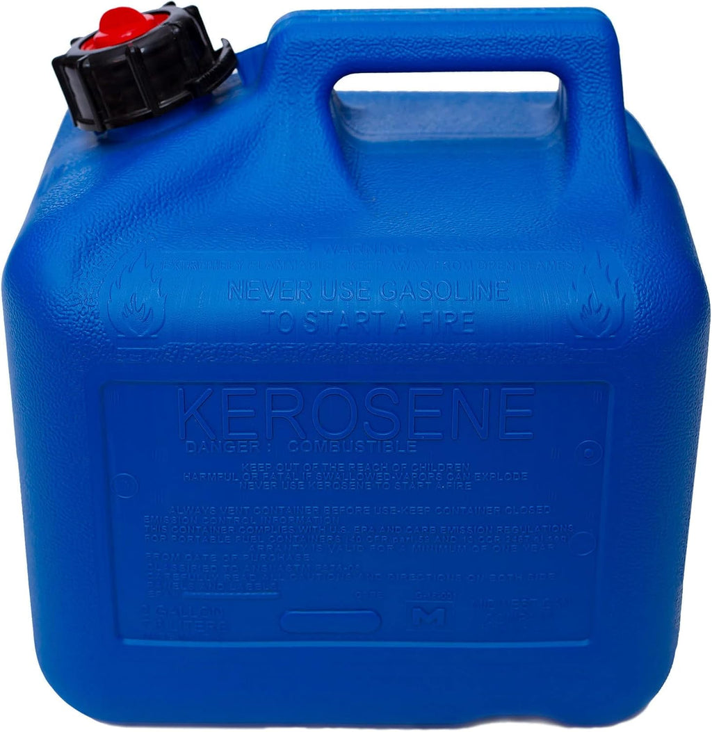 2-Gallon Blue Kerosene Gas Can Fuel Container (4 Pack) K2787