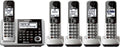 Cordless Phone and Answering Machine with 5 Handsets V699874