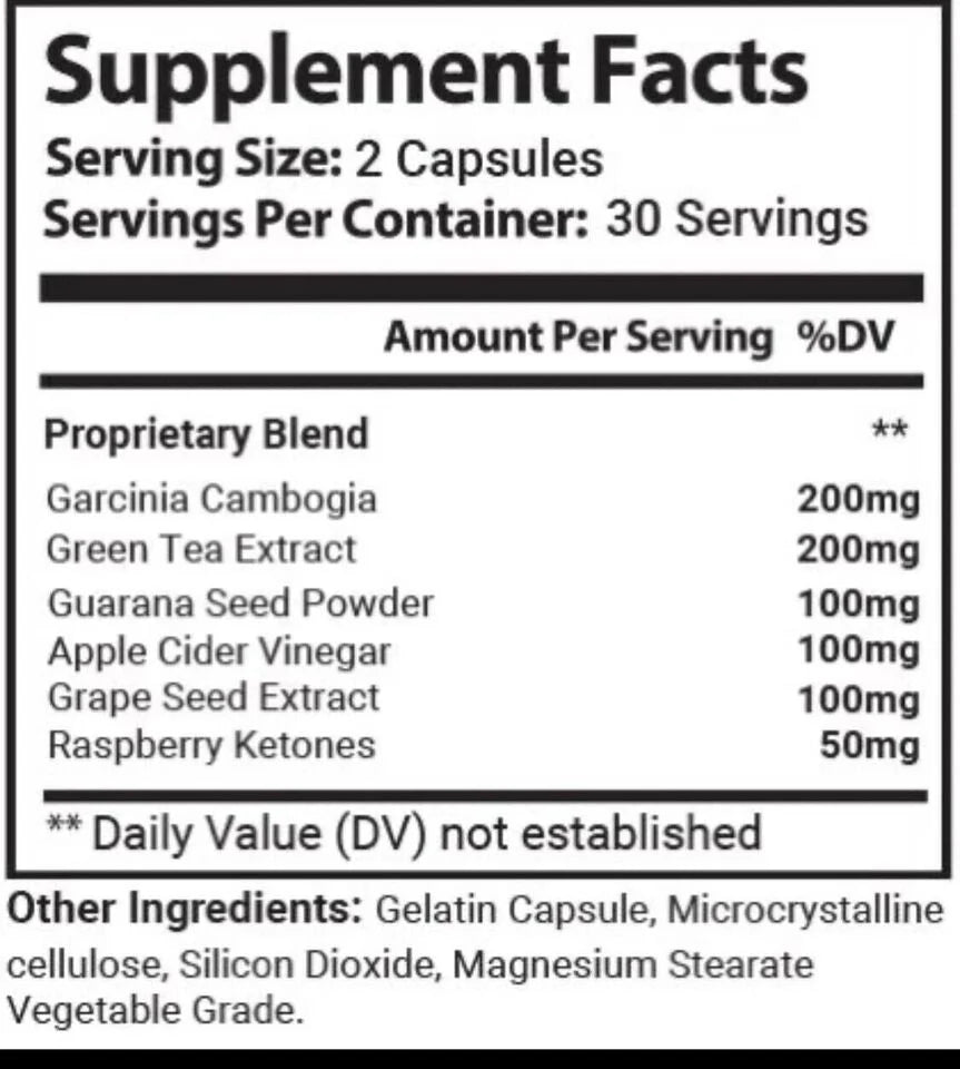 60 Capsules Weight Loss Support O961843