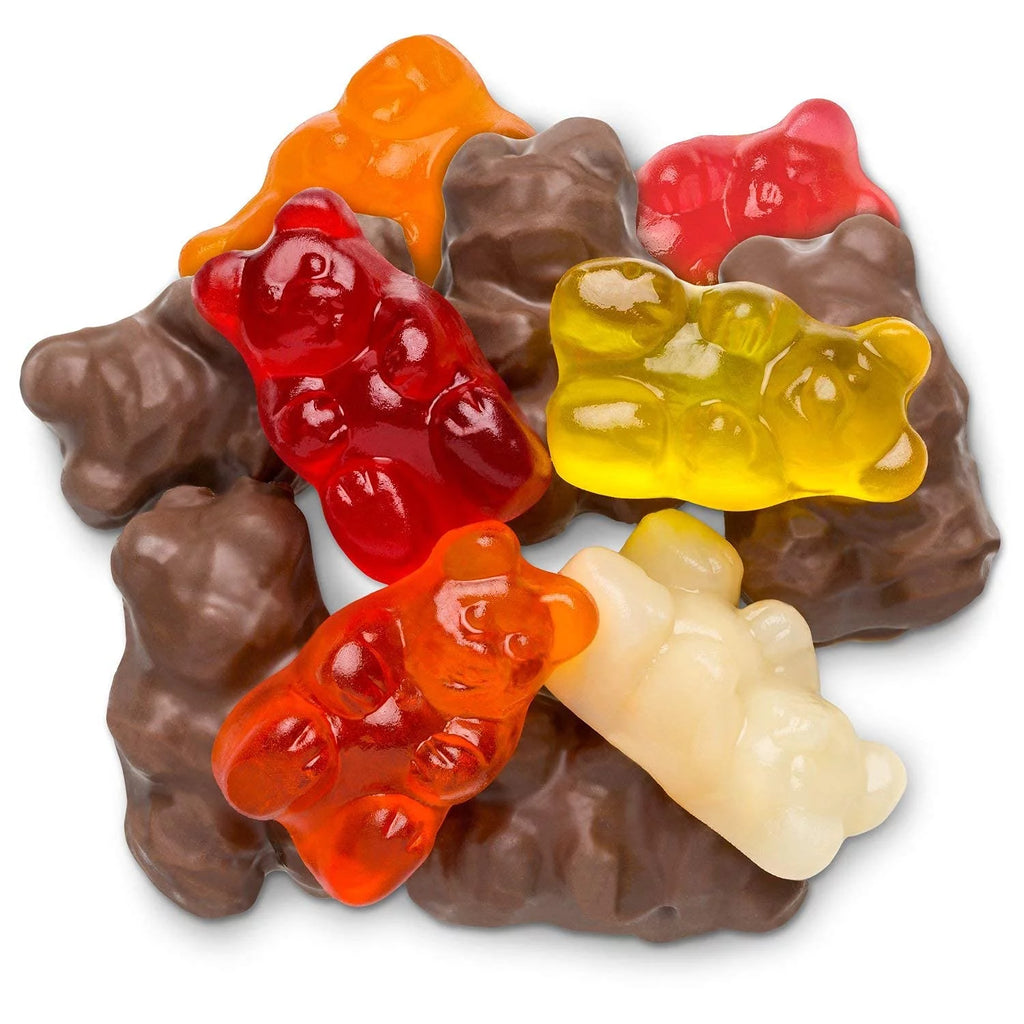 2.25 LBS Milk Chocolate Covered Gummi Bears Z5030