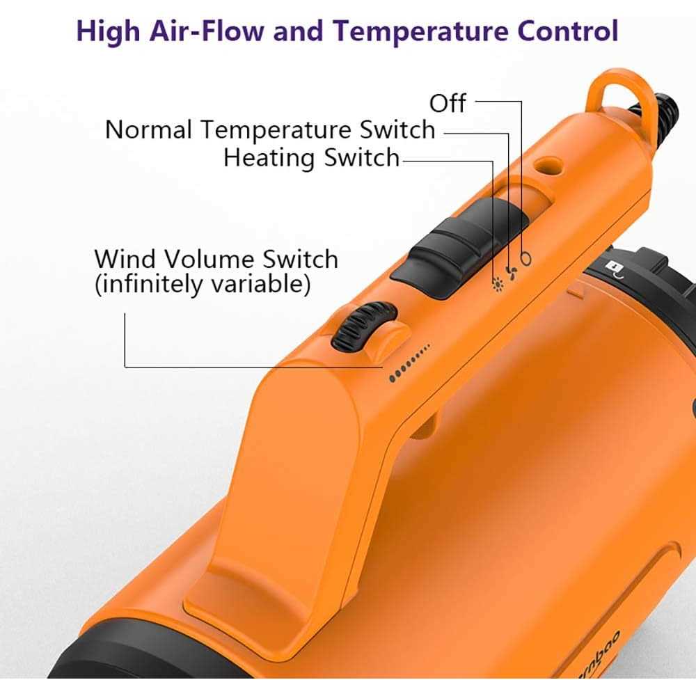 High Velocity Pet Grooming Force Hair Dryer O445002