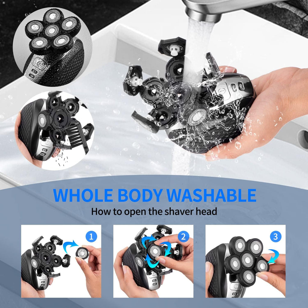 7 in 1 Rotary Head Electric Shaver U6792