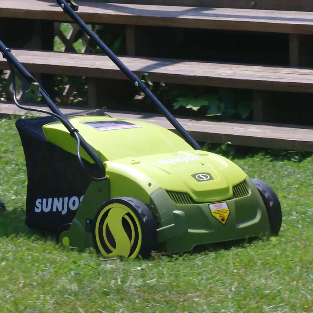 Electric Lawn Dethatcher with Collection Bag O2624