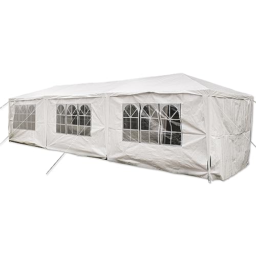 30' x 10' Heavy Duty Canopy Tent with Waterproof Sidewalls M978