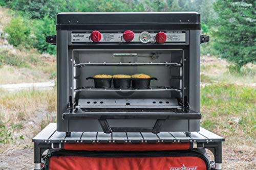 Stainless Steel Charcoal Gray Outdoor Camp Oven X794041