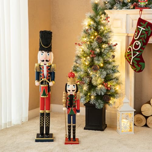 42" H Wooden Nutcracker Decoration G609