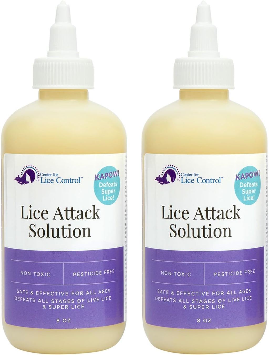 8oz 2-Pack Head Lice Shampoo V910