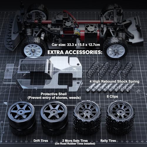 1/14 Citroen C3 Brushless RC Drift Car with Gyro, 4WD RTR Q53926
