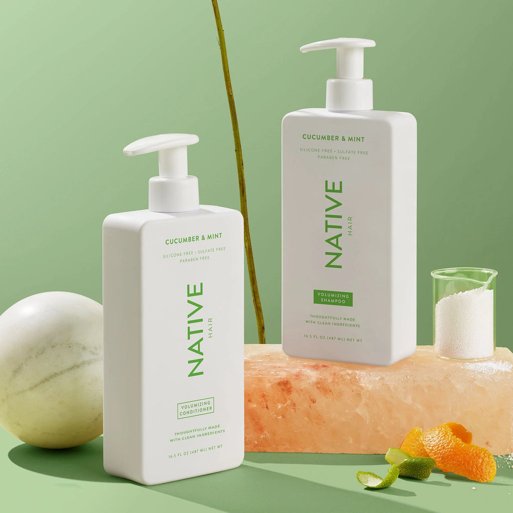 Cucumber & Mint Volumizing Shampoo, Sulfate & Paraben Free, 16.5 oz V746