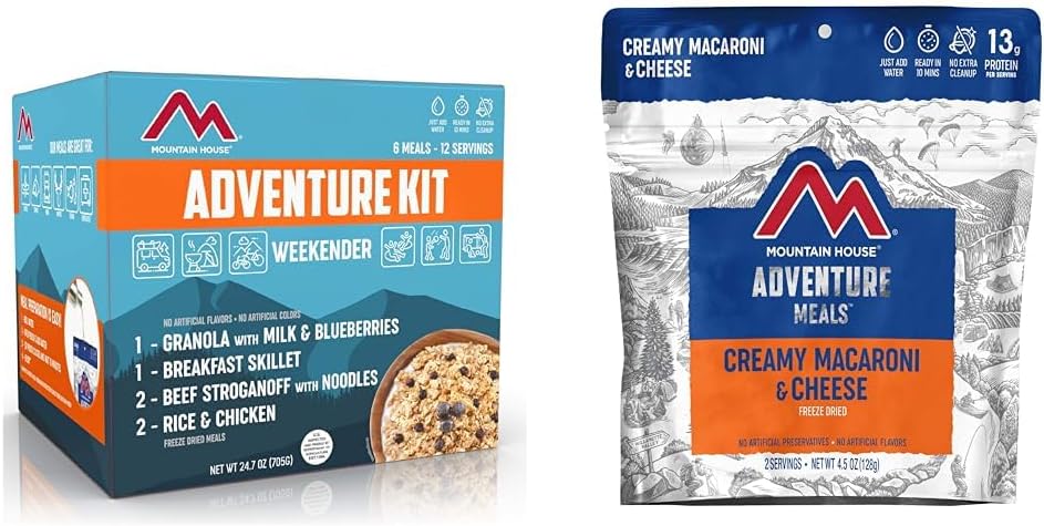 Mountain House Freeze Dried Camping & Backpacking Food 12 Servings Y987026