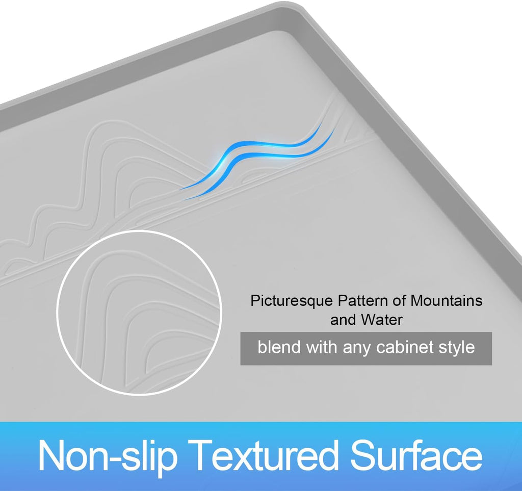 Light Grey Silicone Under Sink Mat A253