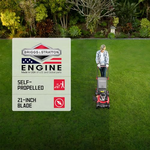 21-Inch Self Propelled Gas Lawn Mower with Steel Deck Q16320