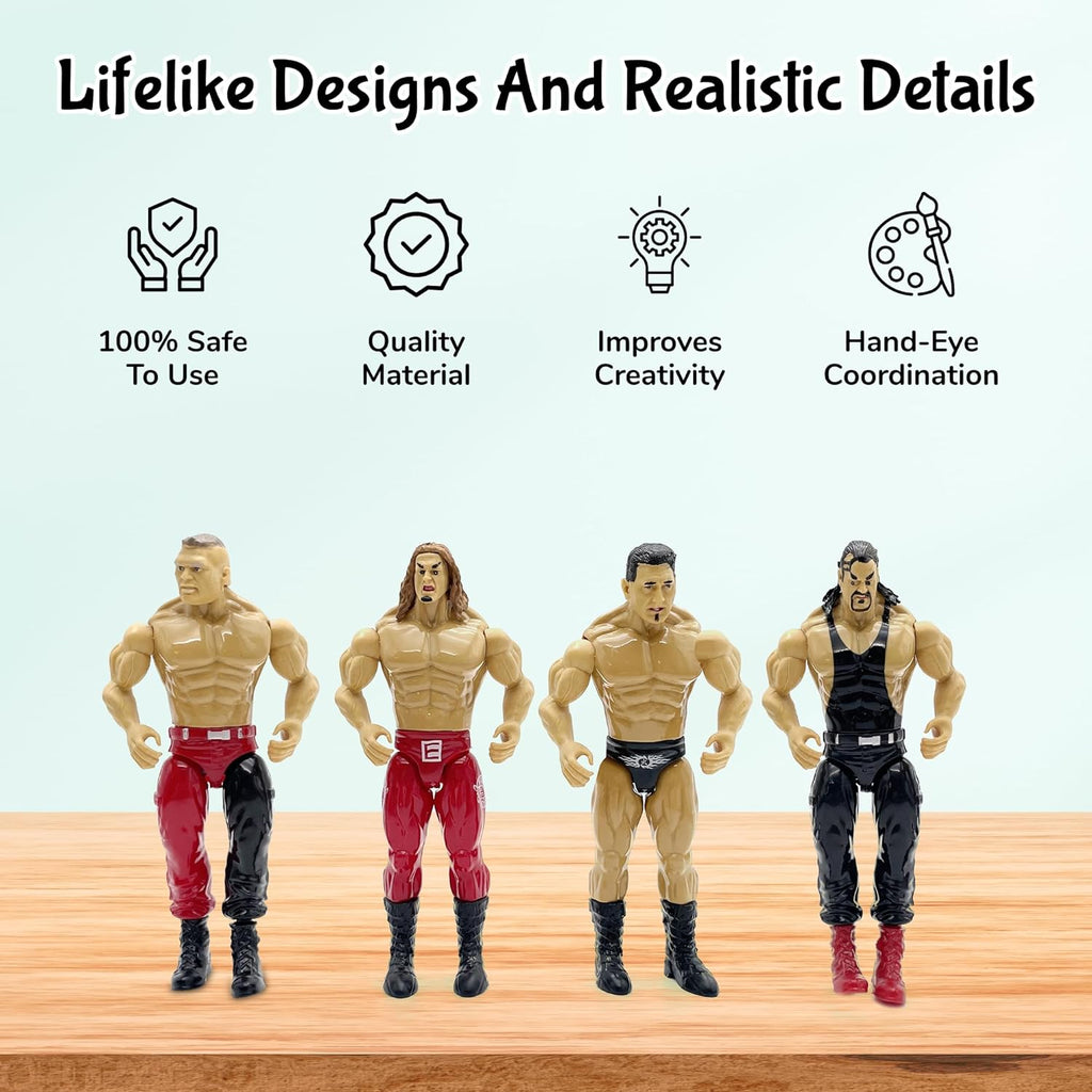 Set of 12 Wrestling Action Figures Q302