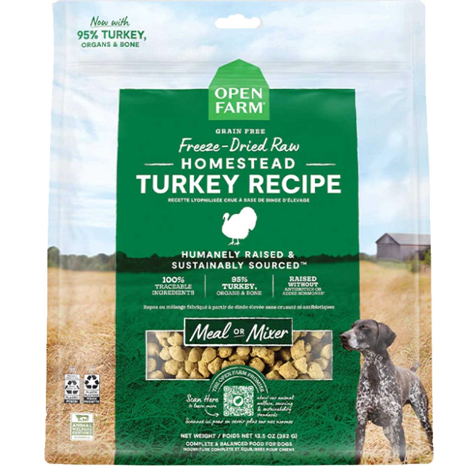 Freeze Dried Raw Dog Food Turkey M2794