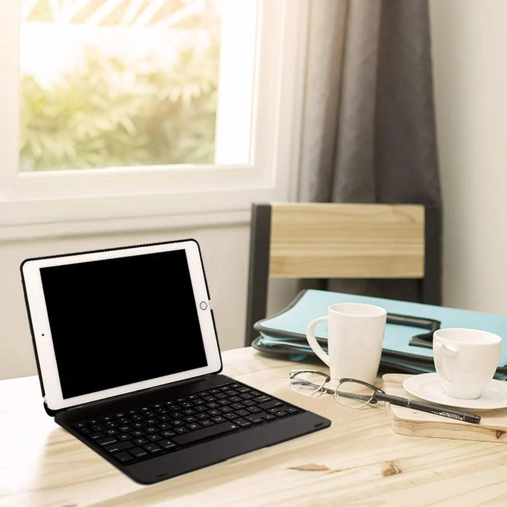 Wireless Keyboard Case for iPad Mini with Folding Stand (Black) D7380