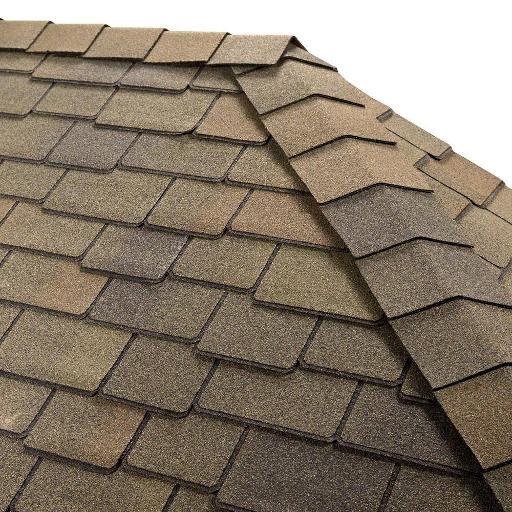 Double-Layer Hip and Ridge Cap Roofing Shingles (20 lin. ft. per Bundle) (30-Pieces) H96760