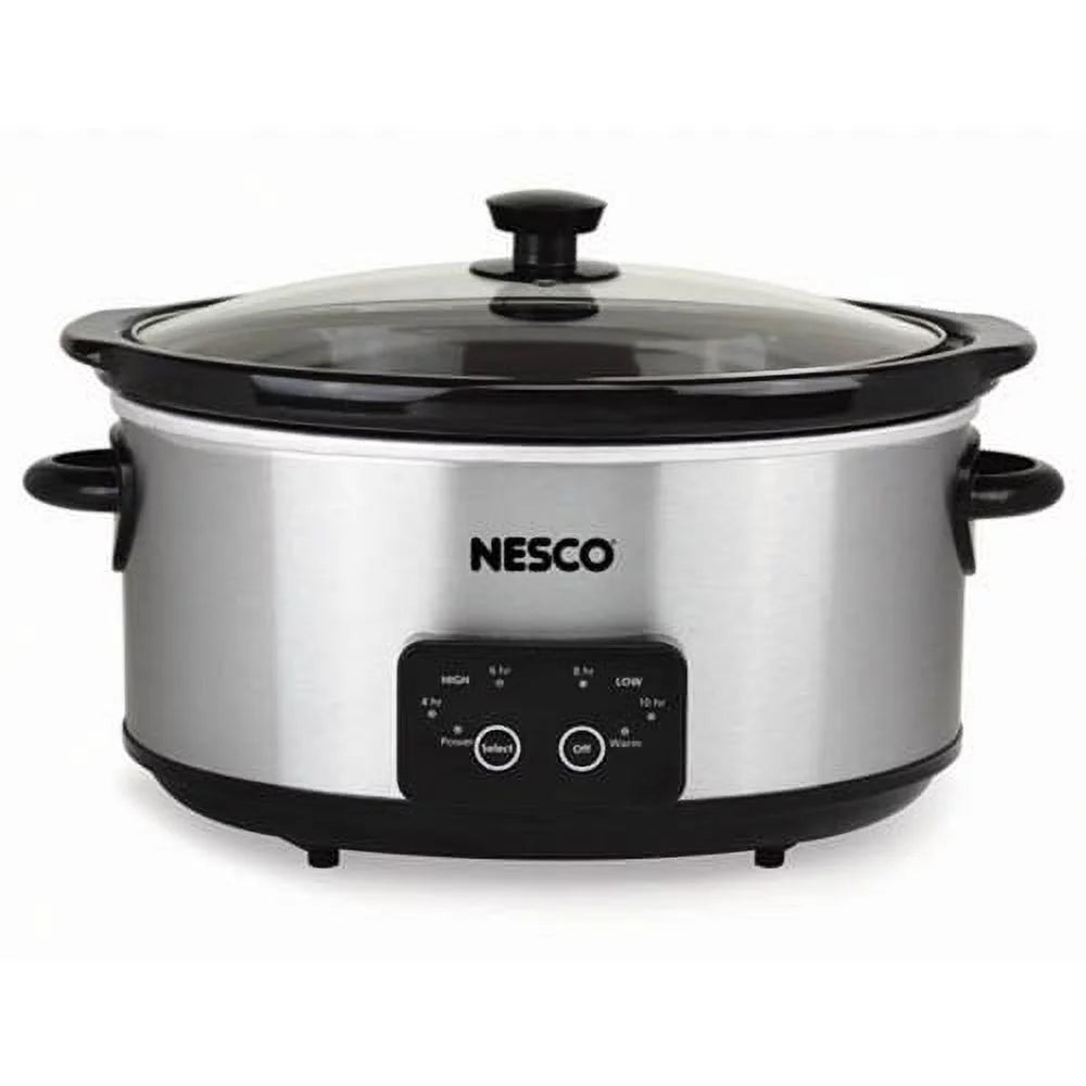 4-Quart Stainless Steel Slow Cooker E527