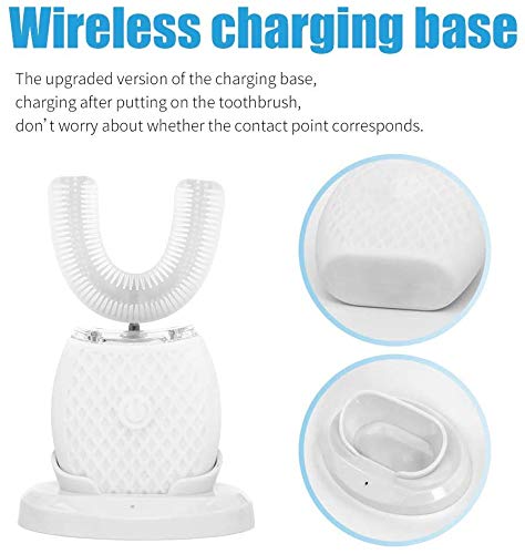 Ultrasonic U-Shaped 360° Electric Toothbrush (White) I6594