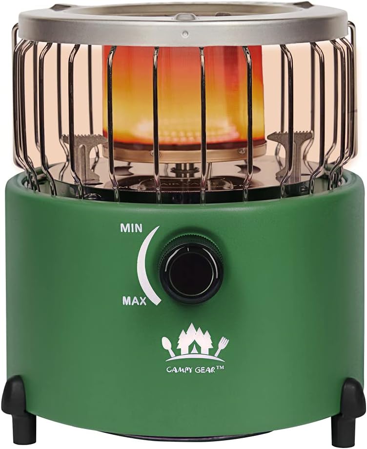 Orange 2 in 1 Portable Propane Heater & Stove Q754