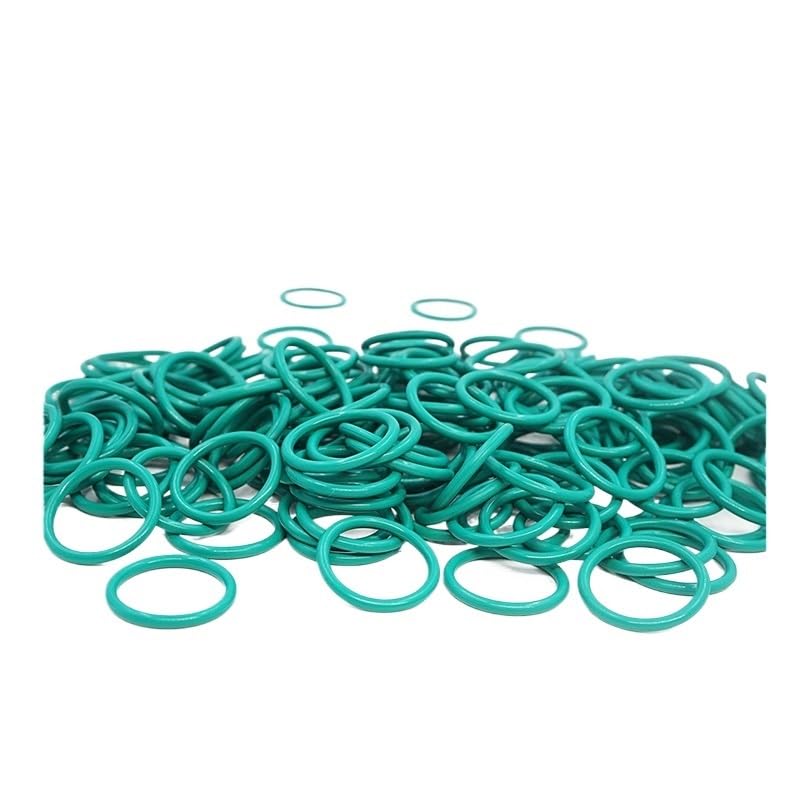 50pcs Green Fluorine Rubber O-Ring Seal OD5-24 * 1.2mm Wire Diameter FKM Washer Gasket X5888