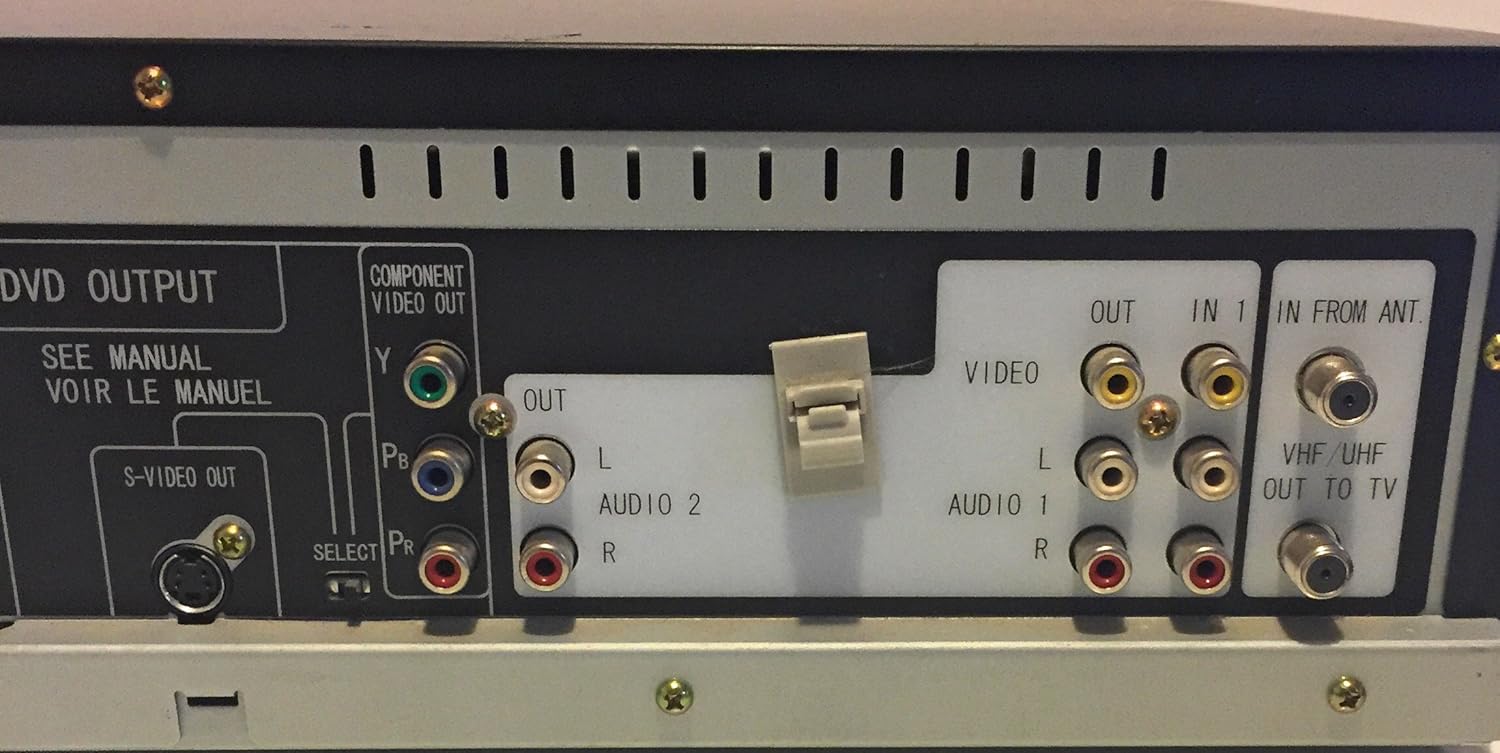 Black DVD-VCR Combo S5851