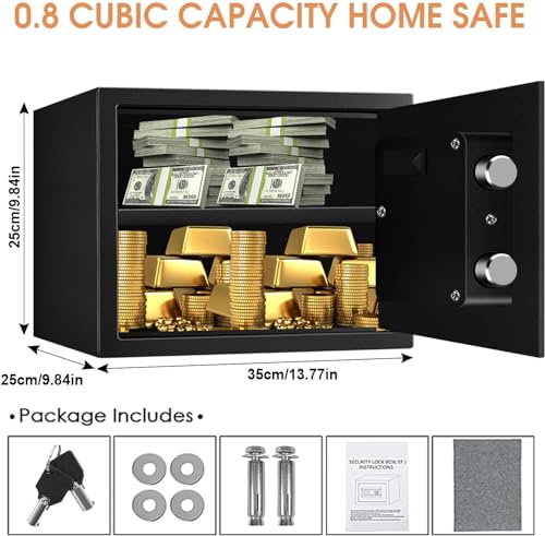 1.6 Cub Fireproof Waterproof Digital Safe with Removable Shelf R6310