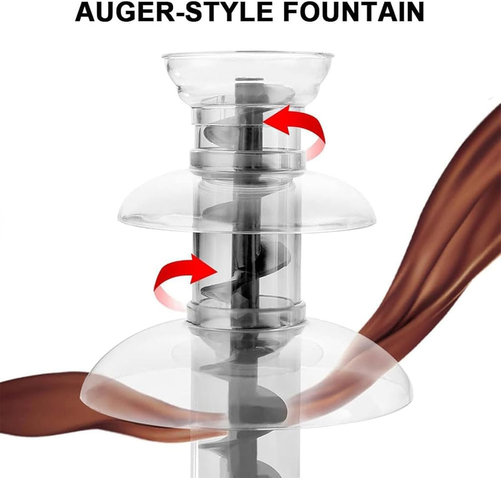 3 Tier Stainless Steel Electric Chocolate Fountain A725376