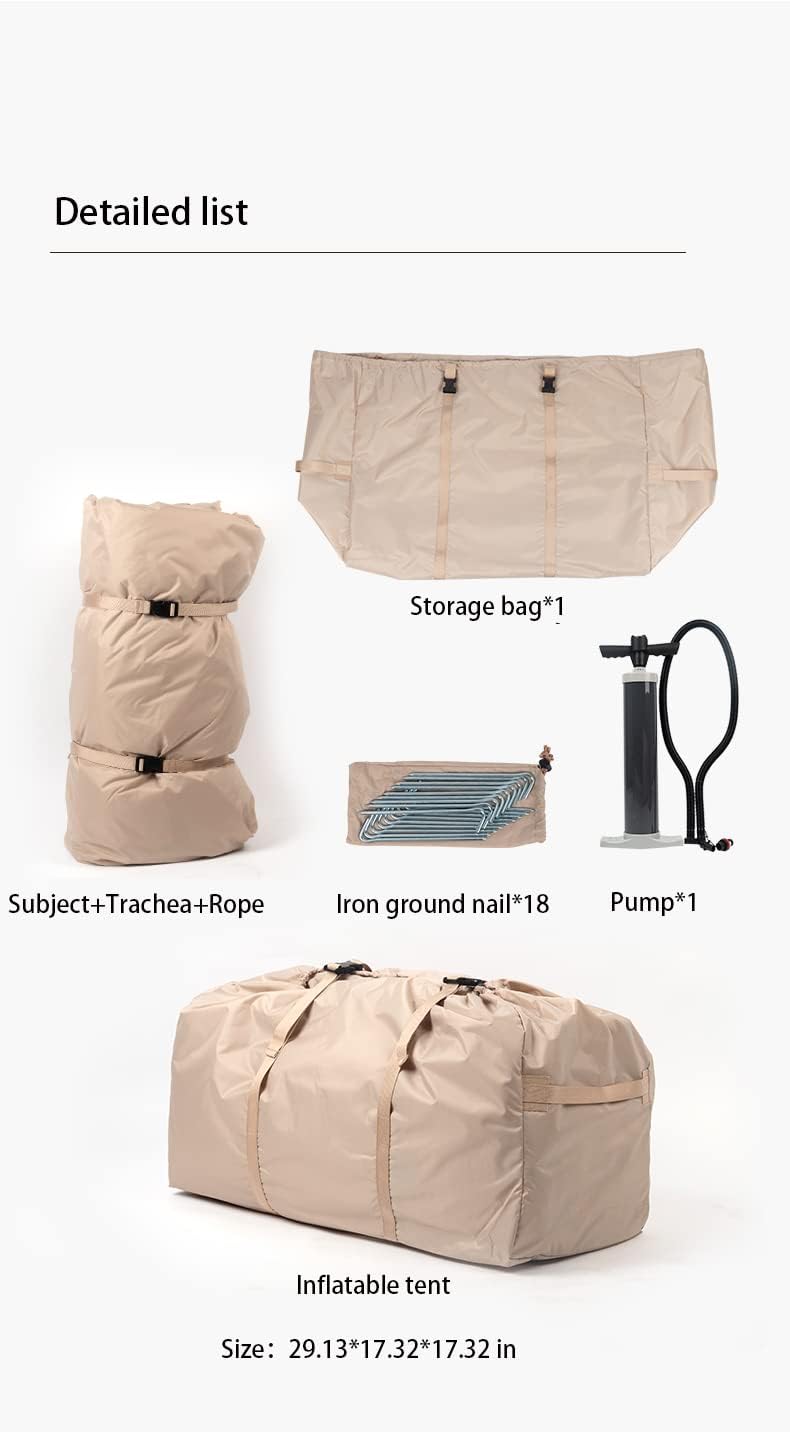 4-5 Person Inflatable Waterproof Oxford Tent with Mosquito Screen L514532