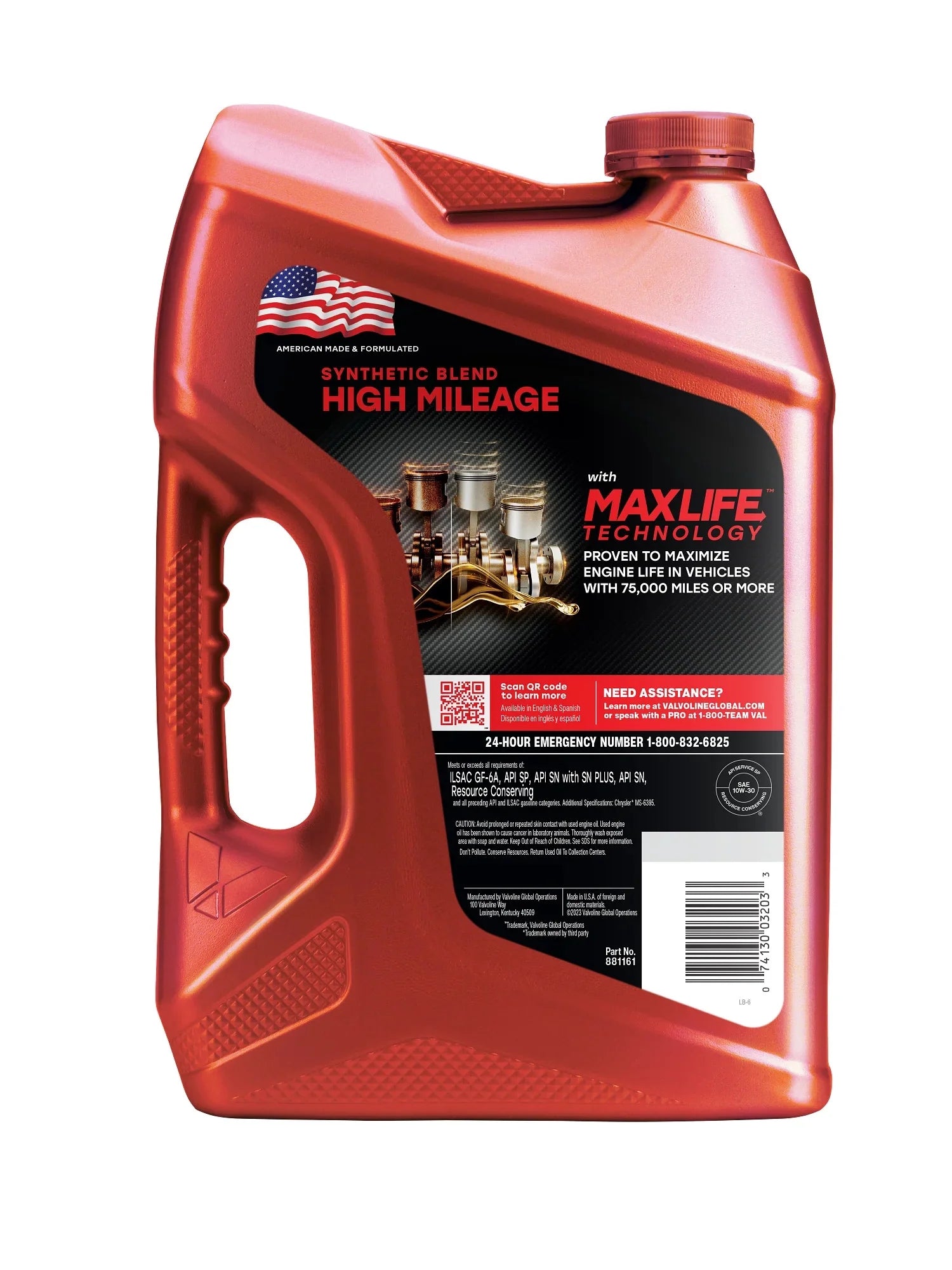 SAE 10W-30 High Mileage Motor Oil X762