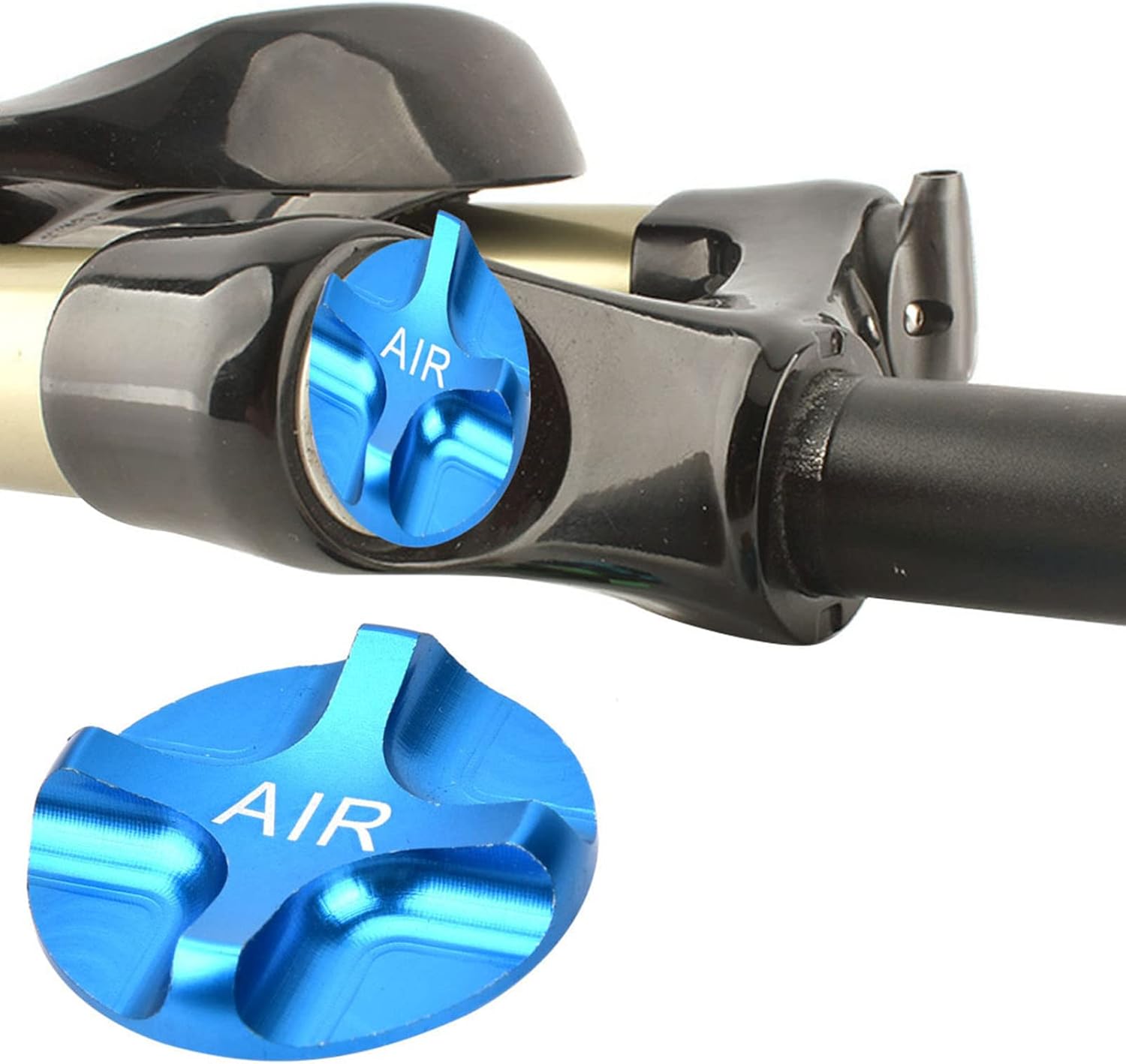 Aluminium Alloy Airtight Valve Cap (Blue) L6362