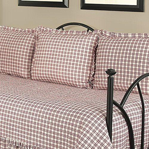 5-Piece Reversible Daybed Quilt Bedspread Set, 105" x 54", Tea Stain B848805