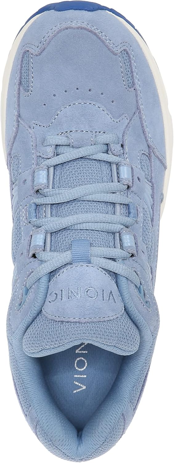 Women's Classic Walker Comfort Sneaker Blue Shadow Suede 6 Medium P464